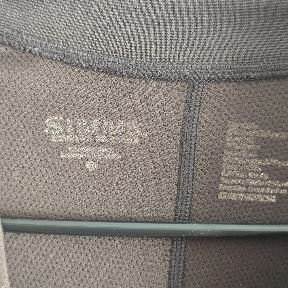 Simms Men's Two-Tone Gray And Black Quarter-Zip Pullover Sweater XL